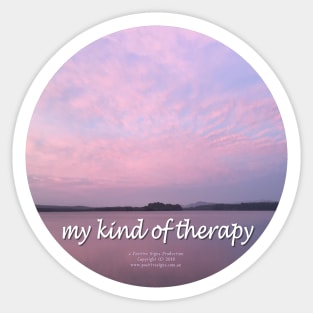 My Kind Of Therapy 09 ROUND Sticker